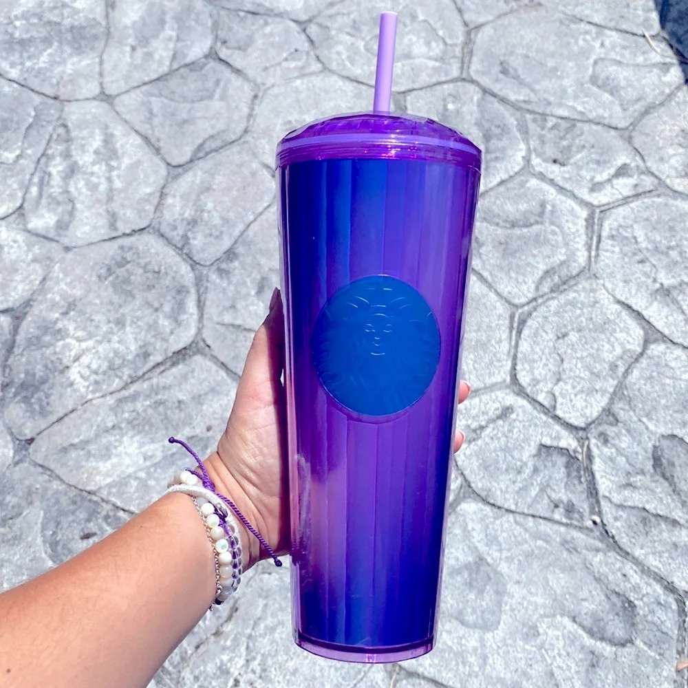 Starbucks summer 2022 wisteria purple Dome Kaleidoscope venti - Picture 1 of 2
